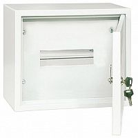 Распределительный шкаф ЩРН, 9 мод., IP31, навесной, металл, серая дверь |  код. SQ0905-0010 |  TDM